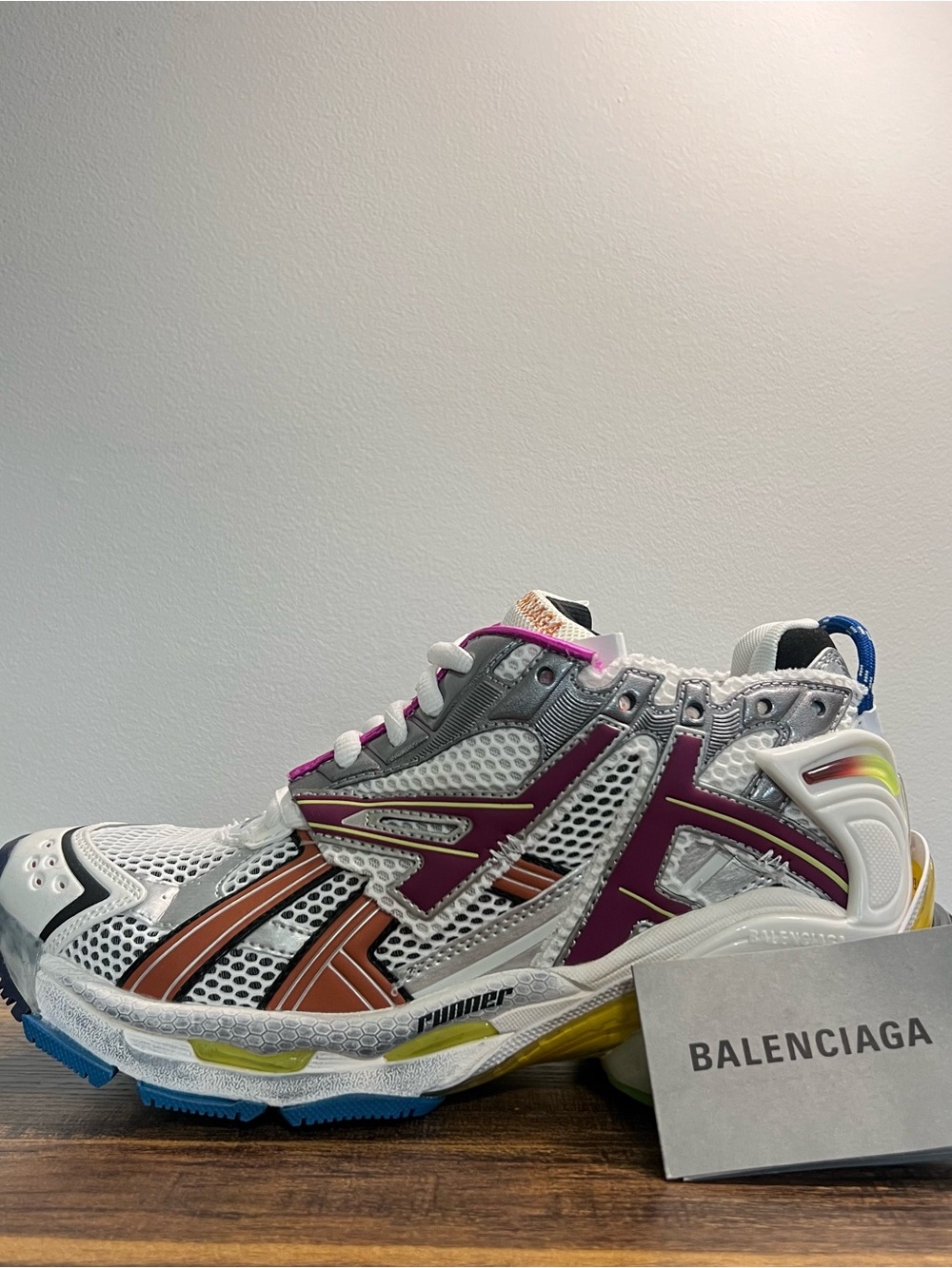 Balenciaga Multicolor Mesh Runner